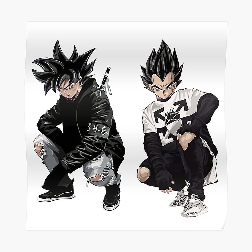 Goku and Vegeta Drip Sticker, Drip Goku HD phone wallpaper