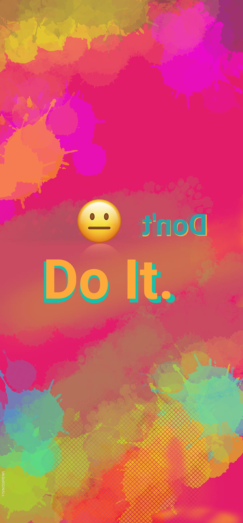 Don't do it, art--colorfull, smily, cool-design- HD phone wallpaper