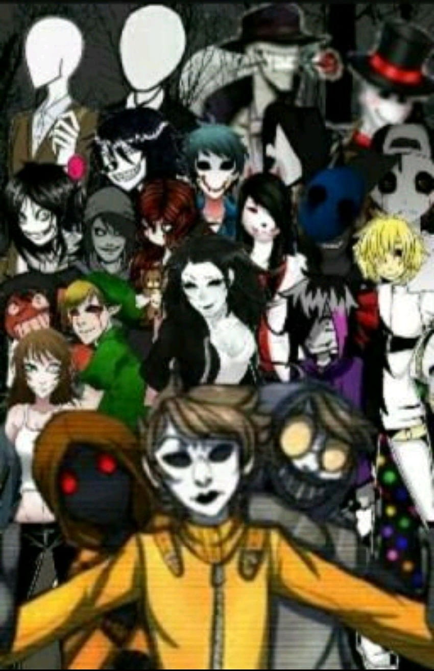 creepypasta characters wallpaper
