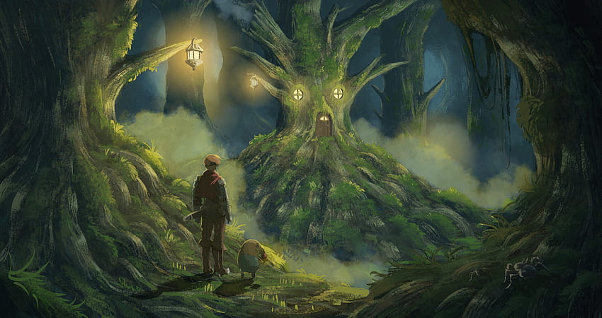 ArtStation - Ninokuni Relics of Fairies : Cerneros Woods, Ulrich Arnould, Treebeard HD wallpaper