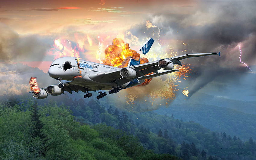 Flugzeugabsturz Astrologische Vorhersagen 2020, Flugzeugabsturz HD-Hintergrundbild