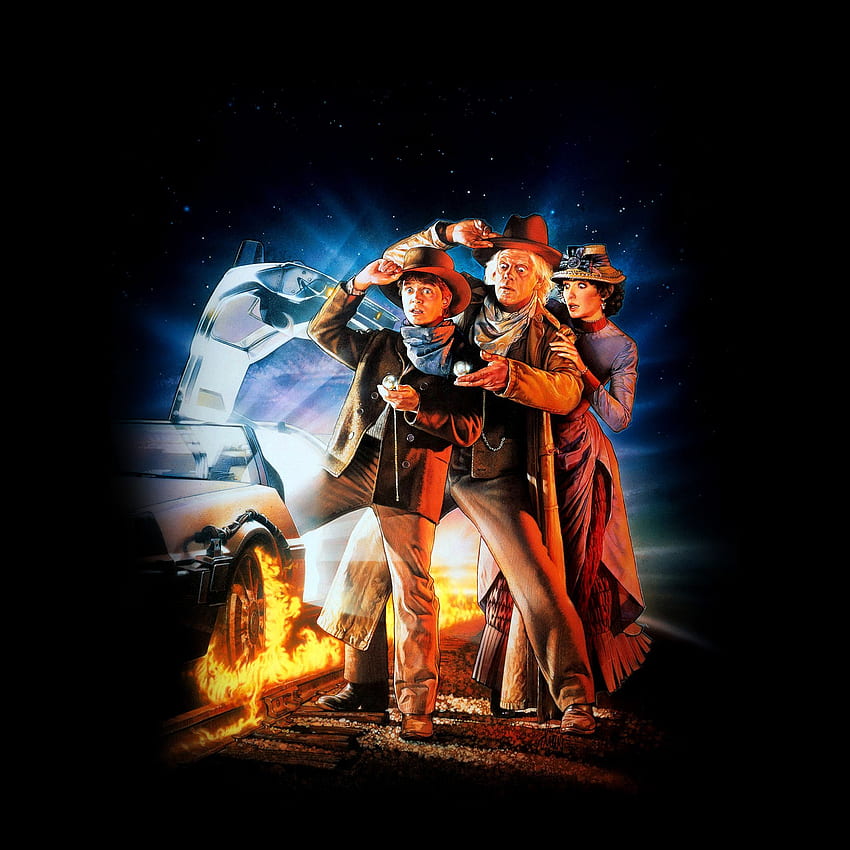 Back To The Future 3 Poster Film Art HD phone wallpaper