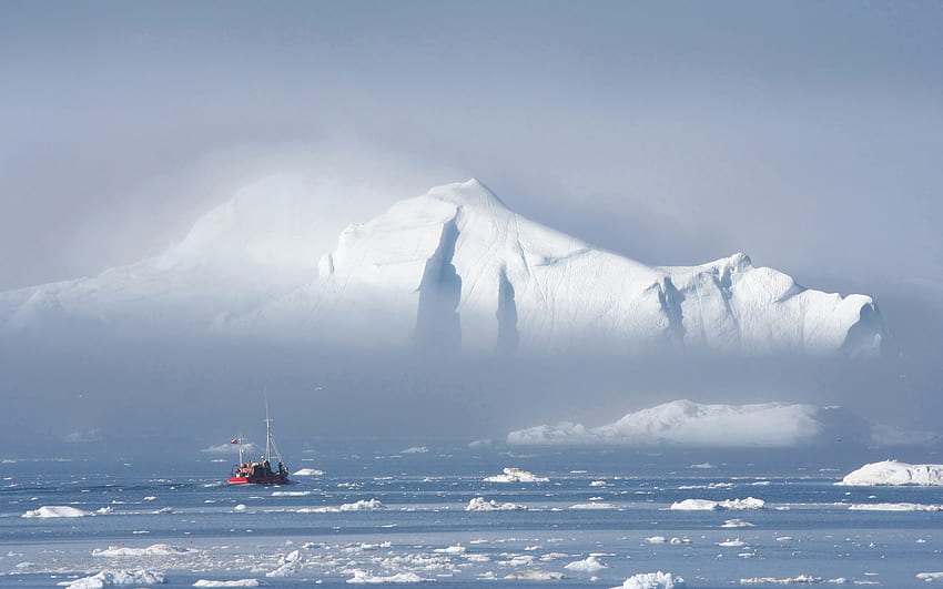 Antarktika, Buz, Buzdağları, Buzdağı HD duvar kağıdı