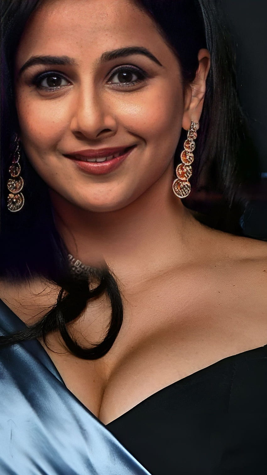 Vidya Balan, aktris bollywood, belahan dada wallpaper ponsel HD