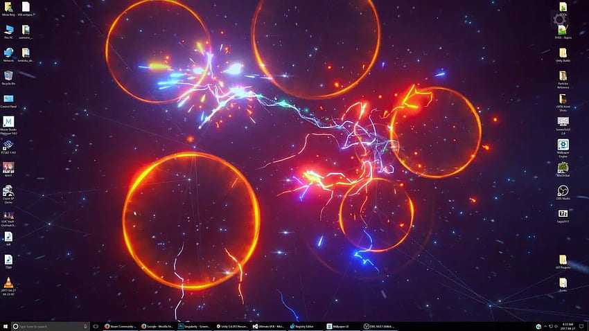 Unity Engine Perjalanan Ke Singularitas (Live Audio Reaktif ), Responsif Audio Wallpaper HD