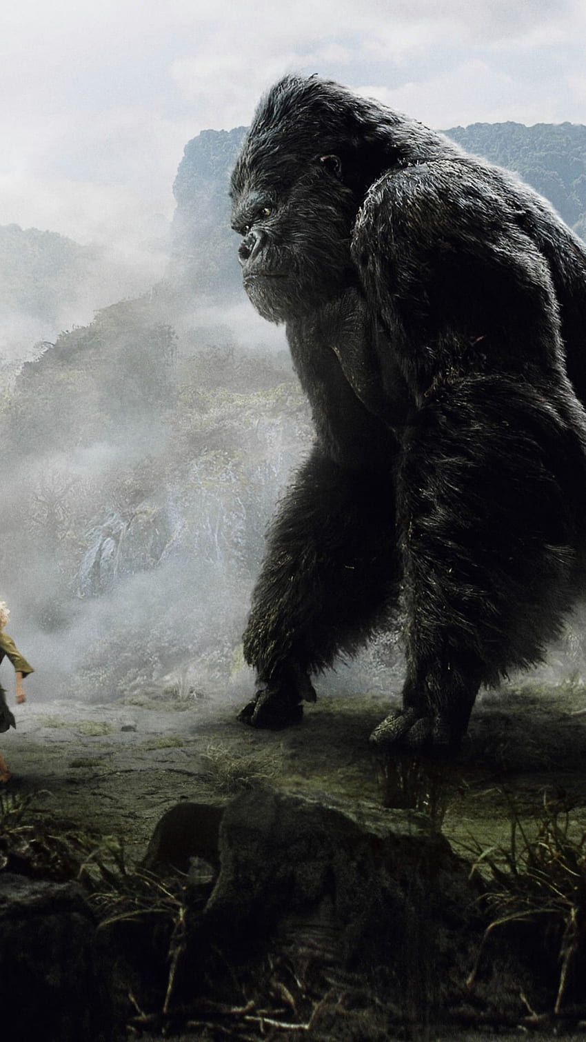 King Kong, Naomi Watts, , , ยนตร์, Gorilla King วอลล์เปเปอร์โทรศัพท์ HD