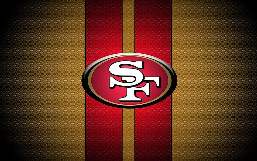 Hintergrund der San Francisco 49ers, Logo der San Francisco 49ers HD-Hintergrundbild