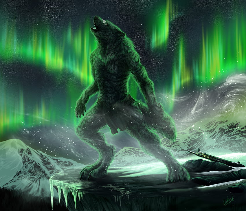 Dark Werewolf Ultra HD wallpaper