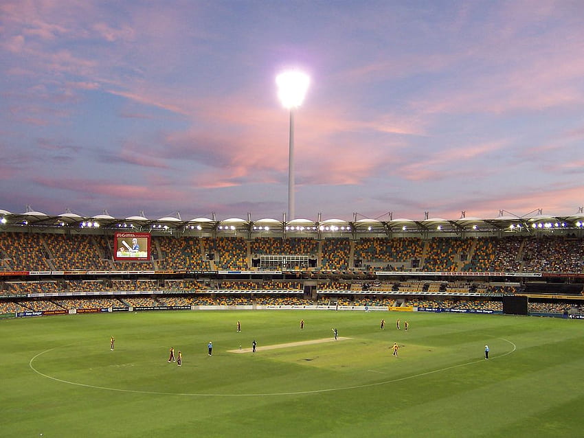 Sports : Terrain de cricket de Melbourne la nuit Fond d'écran HD