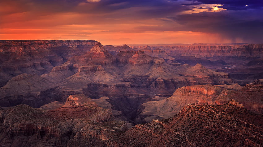 Before Night Falls on the Grand Canyon [] : WQ_ HD wallpaper