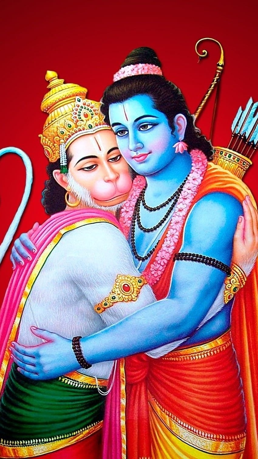 Hanuman, Jay Shree Ram Tapeta na telefon HD
