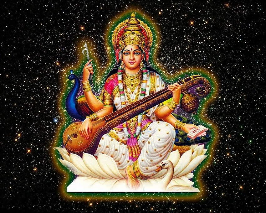 Devi Maa Saraswati - God Online HD wallpaper