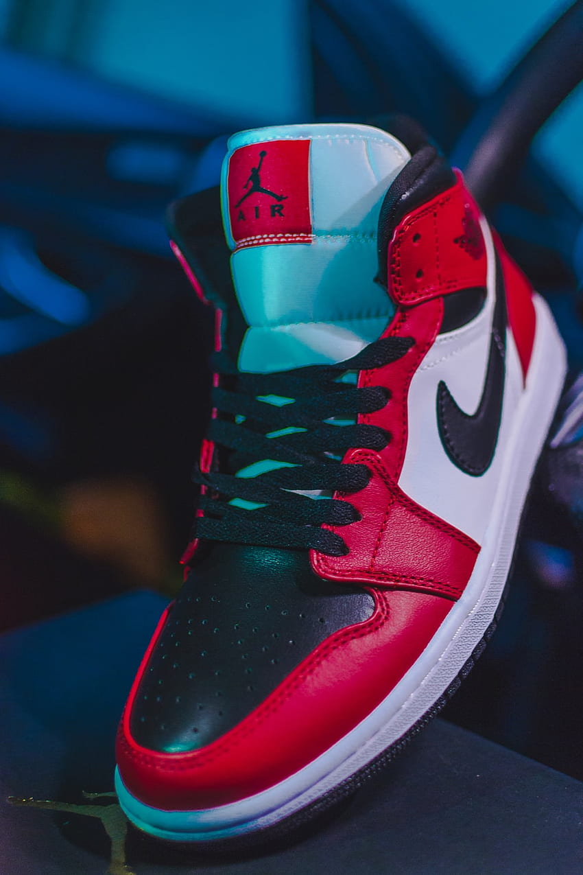 Nike Jordan [], Red Jordan Shoes HD phone wallpaper