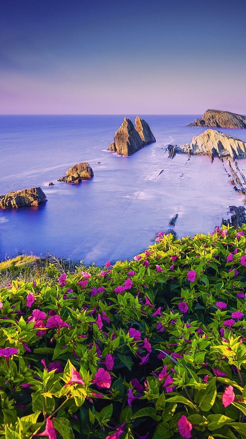 Costa Quebrada Kantabrien Spanien Küste iPhone 6 / 6S - HD-Handy-Hintergrundbild