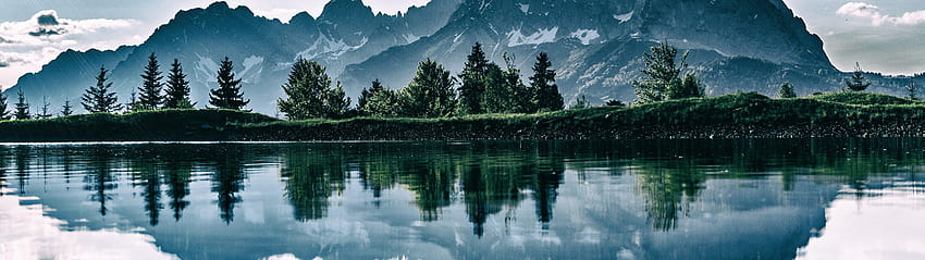 Paysage de montagne Arbres Nature Paysage, 5120 X 1440 Fond d'écran HD