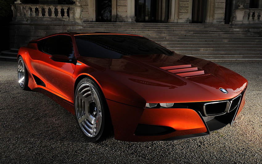Bmw-M1-Homage-Concept, bmw, auto, car, red HD wallpaper