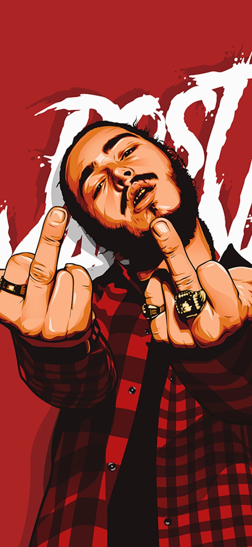 Post Malone Top Best Of Post Malone - Post Malone Red. Of Music, Cool Post Malone HD phone wallpaper