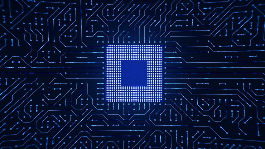 Motherboard CPU Circuits Loop HD wallpaper