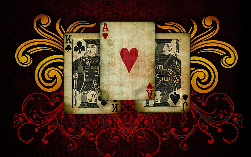 Jugando a las cartas . Esqueleto, Cartas de póquer fondo de pantalla
