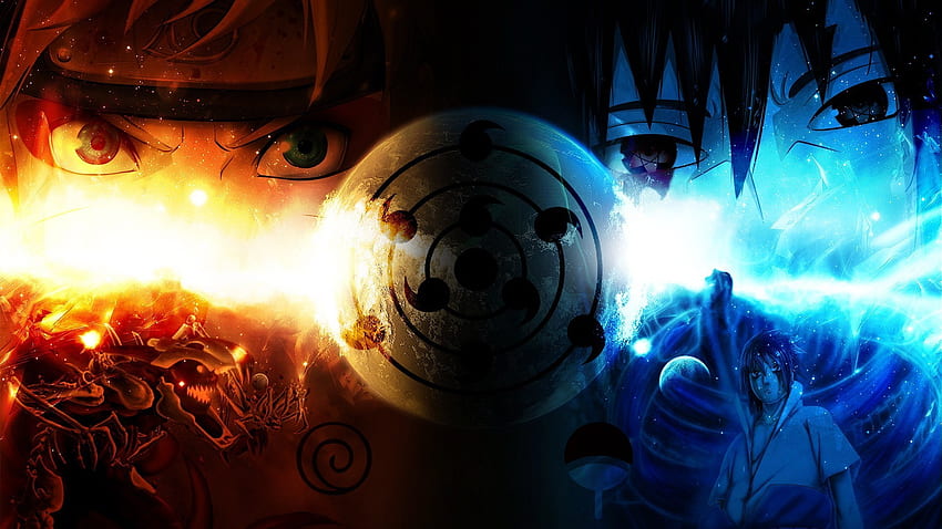 Naruto vs Sasuke, Anime Naruto Sasuke HD wallpaper