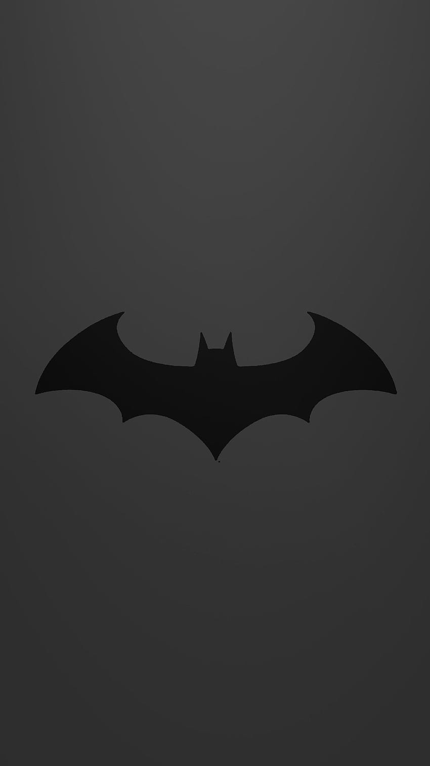 배트맨 미니멀리스트, 배트맨 로고 블랙 HD 전화 배경 화면
