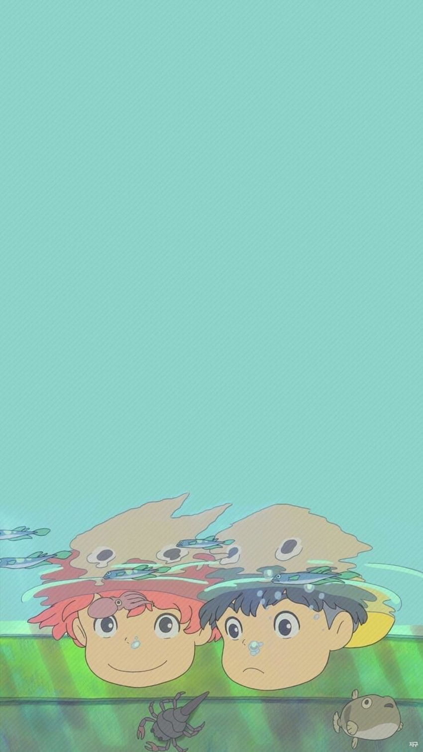 Unterwegs: BY GANI studio ghibli & background - PONYO / Studio Ghibli Ponyo iPhone. Ghibli-Grafik, Studio-Ghibli-Hintergrund, Studio-Ghibli-Filme HD-Handy-Hintergrundbild