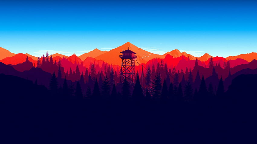 Firewatch, Forest, Landscape, In Game, 2560X1440 HD wallpaper