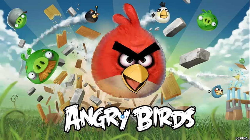 Angry Birds за компютър - компютърна игра Angry Birds, Angry Birds 2 HD тапет