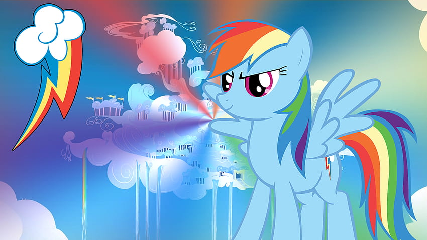 MLP Rainbow Dash . Rainbow Dash - My Little Pony HD wallpaper