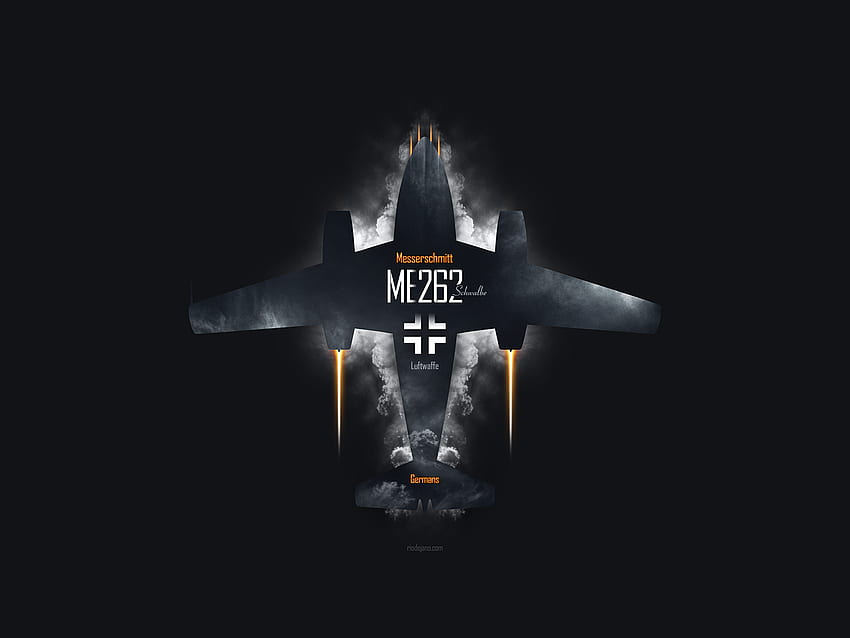 Messerschmitt Me 262 'Schwalbe' HD тапет