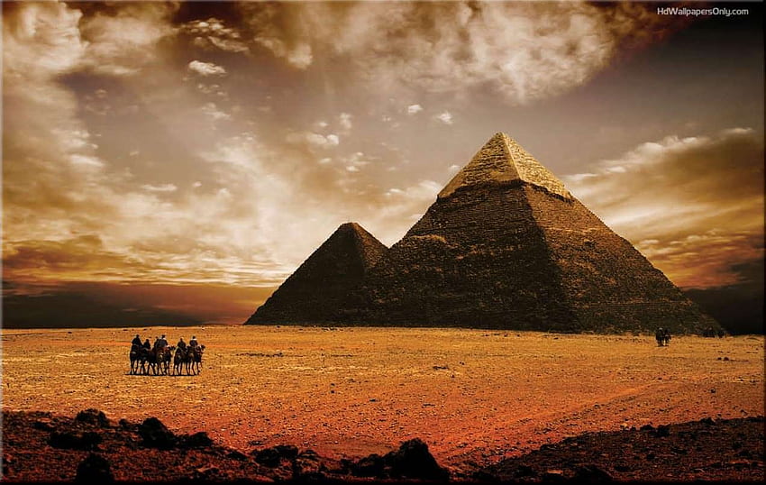 Pirámides, Antiguo Egipto fondo de pantalla