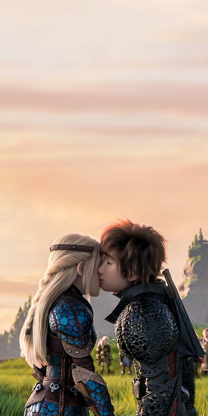 S2gg1 on 『 how to train your dragon 』. How train your dragon, How to train dragon, How to train your dragon, Hiccup and Astrid HD phone wallpaper