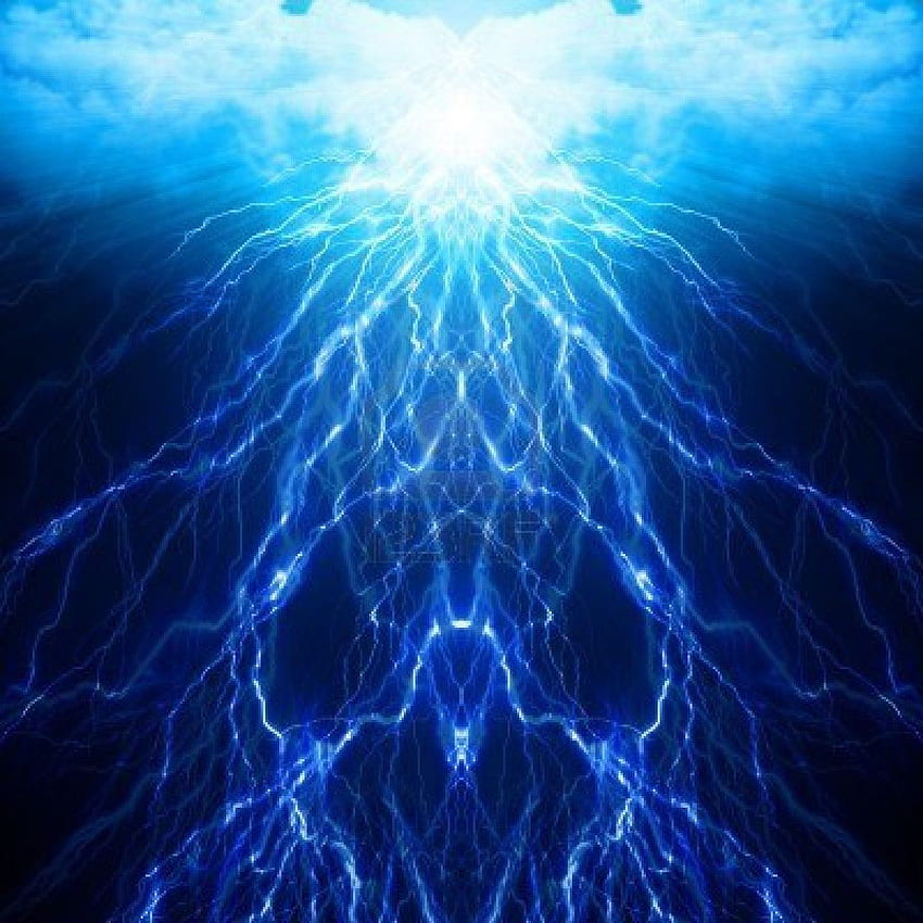 Blue Lightning, Cool Blue Lightning HD phone wallpaper | Pxfuel