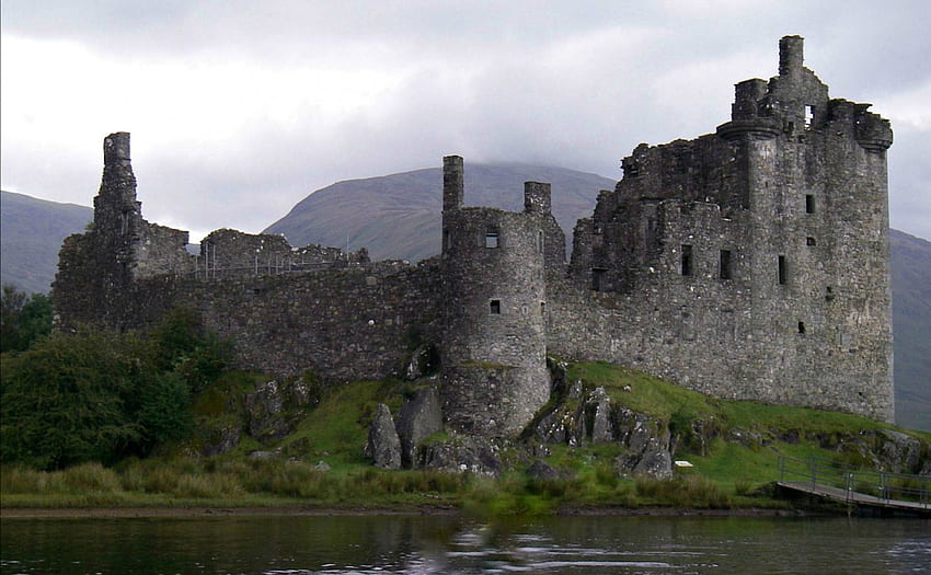 Kastil Kilchurn, Skotlandia, Abad Pertengahan, Air, Kastil, Skotlandia Wallpaper HD