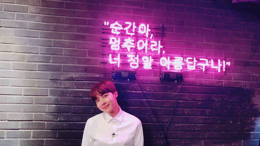 J Hope Asiachan KPOP Board, Korean Text HD wallpaper