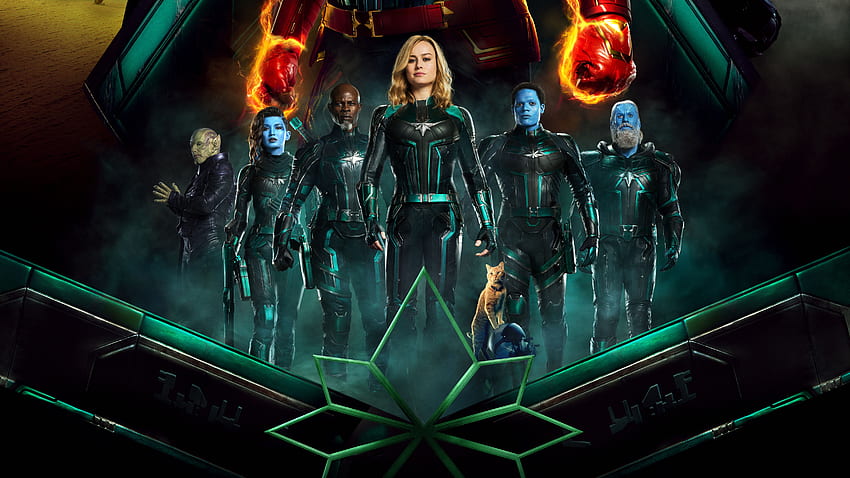 Captain Marvel Kree Team HD wallpaper