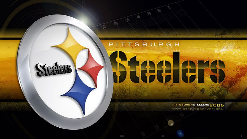 Steelers-Logo für Mac-Hintergrund. 2020 NFL Football, Logo der Pittsburgh Steelers HD-Hintergrundbild