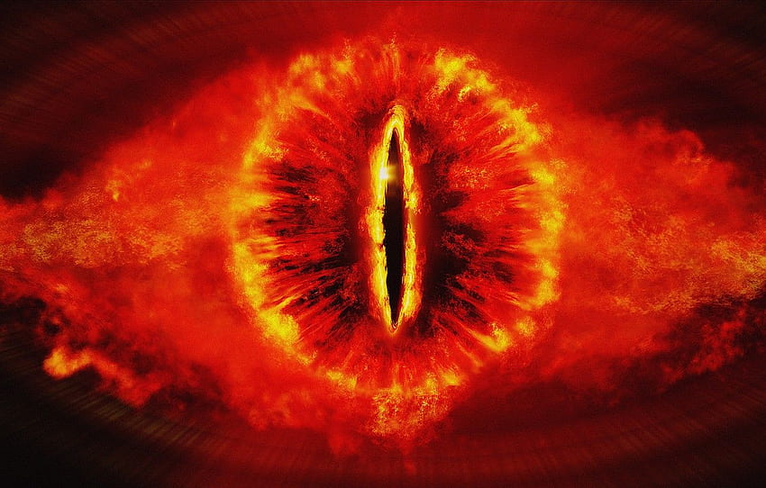 eyes, the Lord of the rings, the eye of Sauron, Lords HD wallpaper