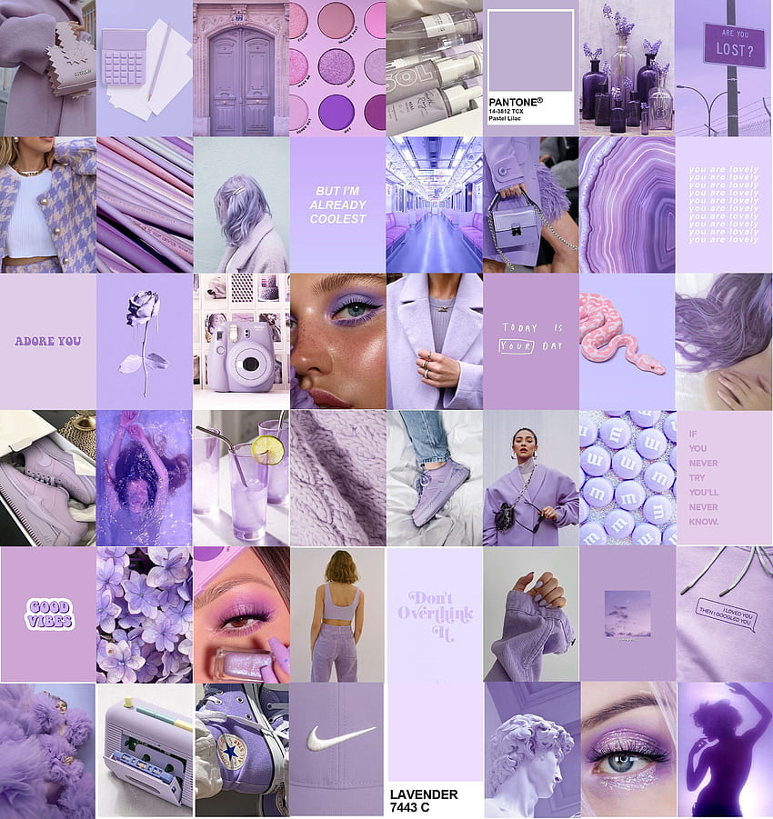 Boujee Blue Aesthetic Wall Collage Kit Blue Aesthetics 