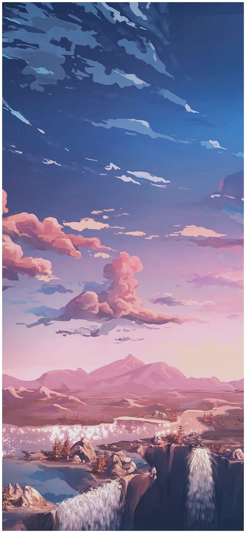 Aesthetic Anime, Pink Scenery Anime HD phone wallpaper | Pxfuel