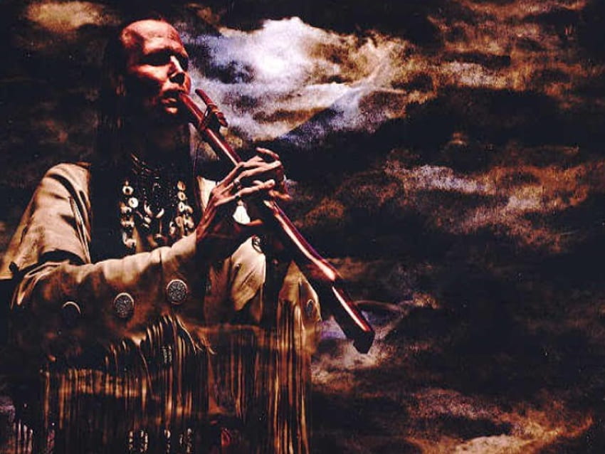 der musikmacher, flöte, indisch, tatanka HD-Hintergrundbild