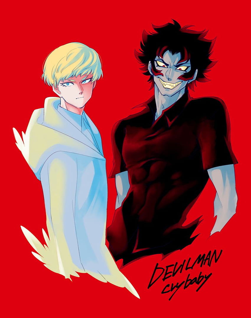 HD wallpaper Anime Devilman Crybaby Akira Fudo  Wallpaper Flare