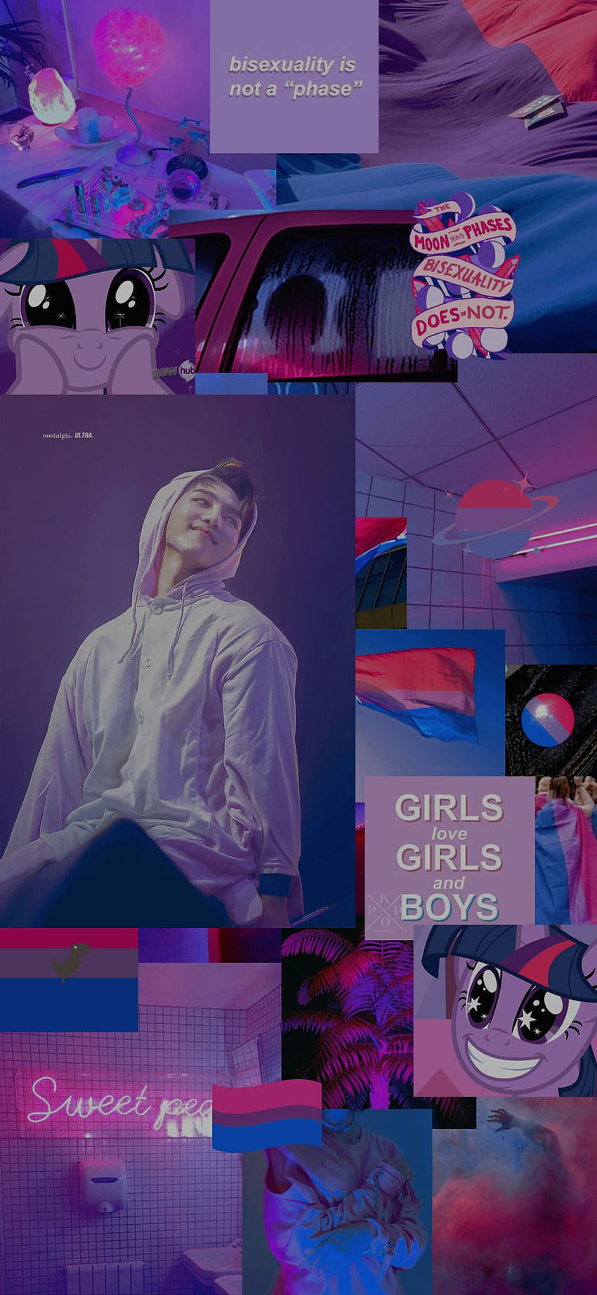 Bisexual Pride Like Reblog - Iu Aesthetic - - HD phone wallpaper | Pxfuel