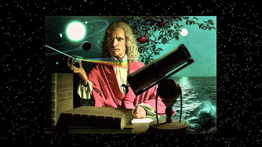 Isaac Newton, Sains dan Teknologi Wallpaper HD