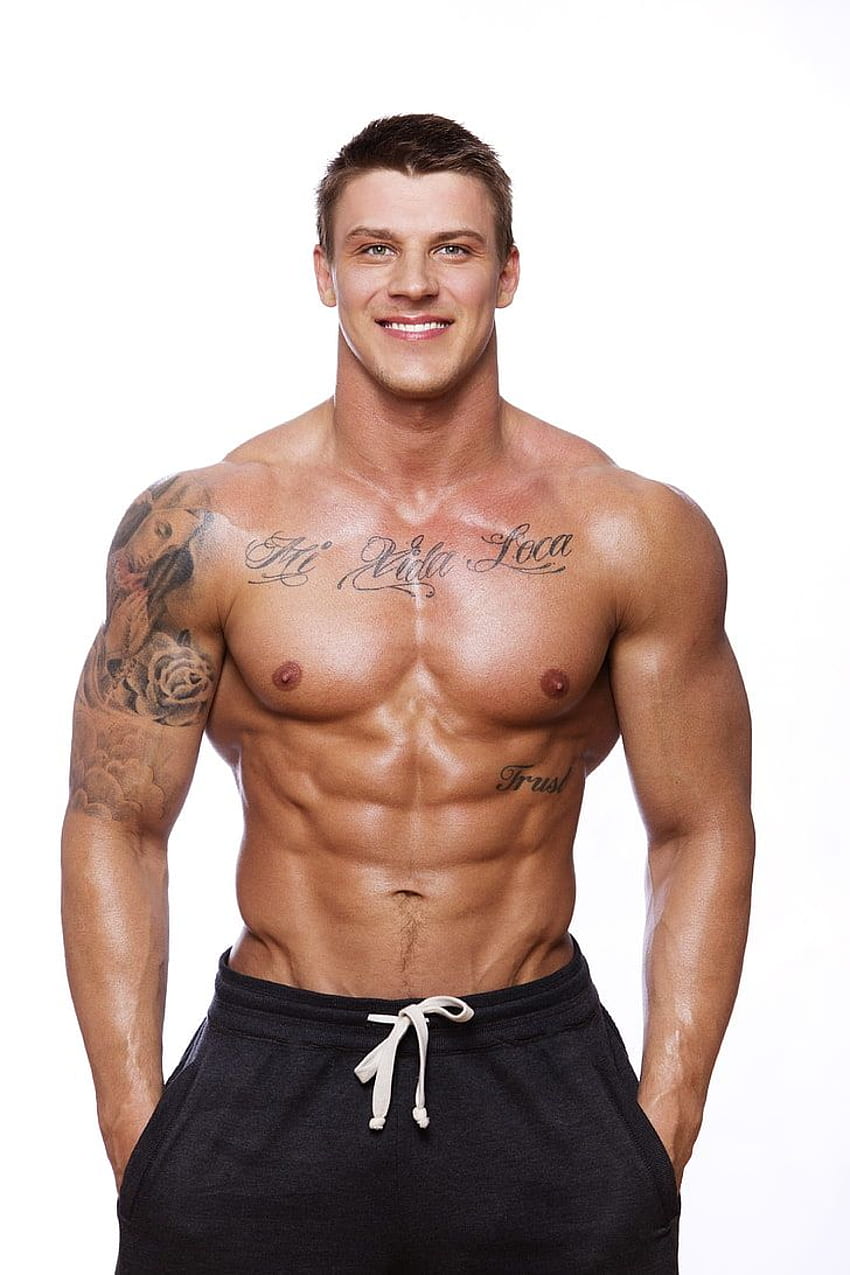 : Schwarze Hosen mit Kordelzug für Herren, dünn, mit nacktem Oberkörper, Bodybuilding HD-Handy-Hintergrundbild