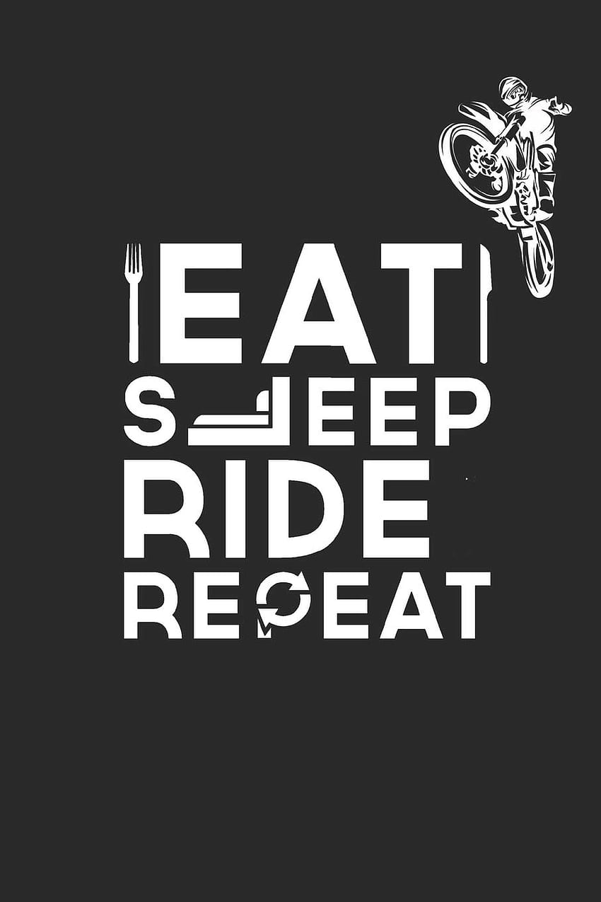 Dergi: Eat Sleep Ride Tekrarı: Rachel Eilene Journals: 9781726873703: Books, Eat Sleep Kodu Tekrarı HD telefon duvar kağıdı