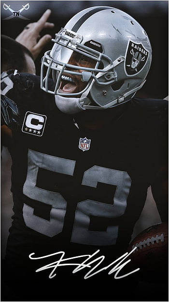 My cousin made this Khalil Mack Wallpaper for me Wanted to share it with  you guys  roaklandraiders