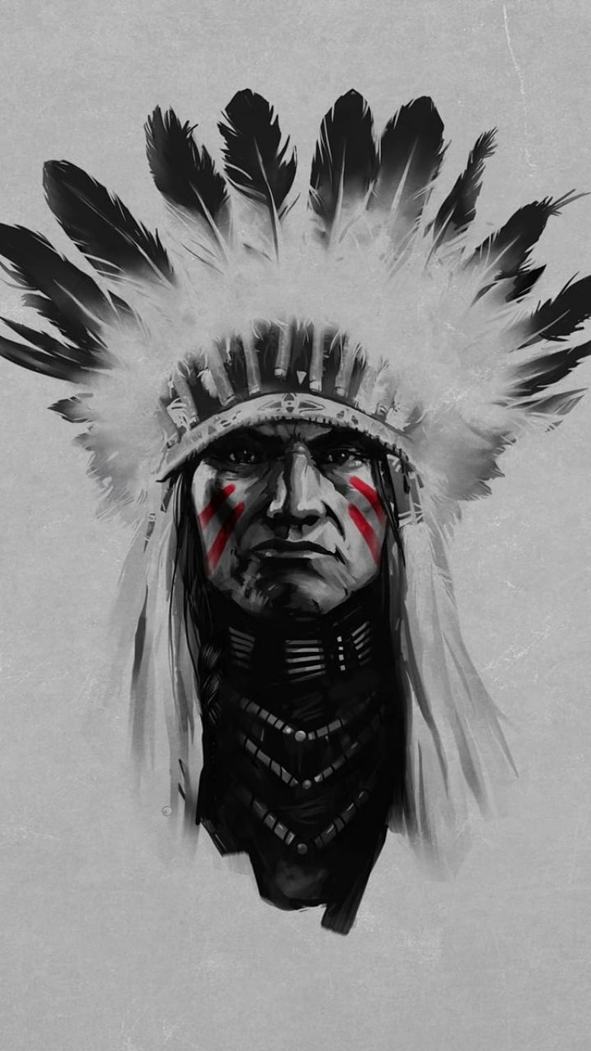Red Indian, Native American Patterns HD phone wallpaper