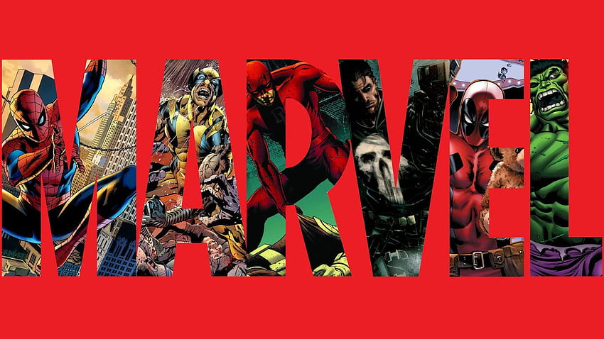 Marvel Heroes , Marvel Heroes per . V, logo Marvel Sfondo HD