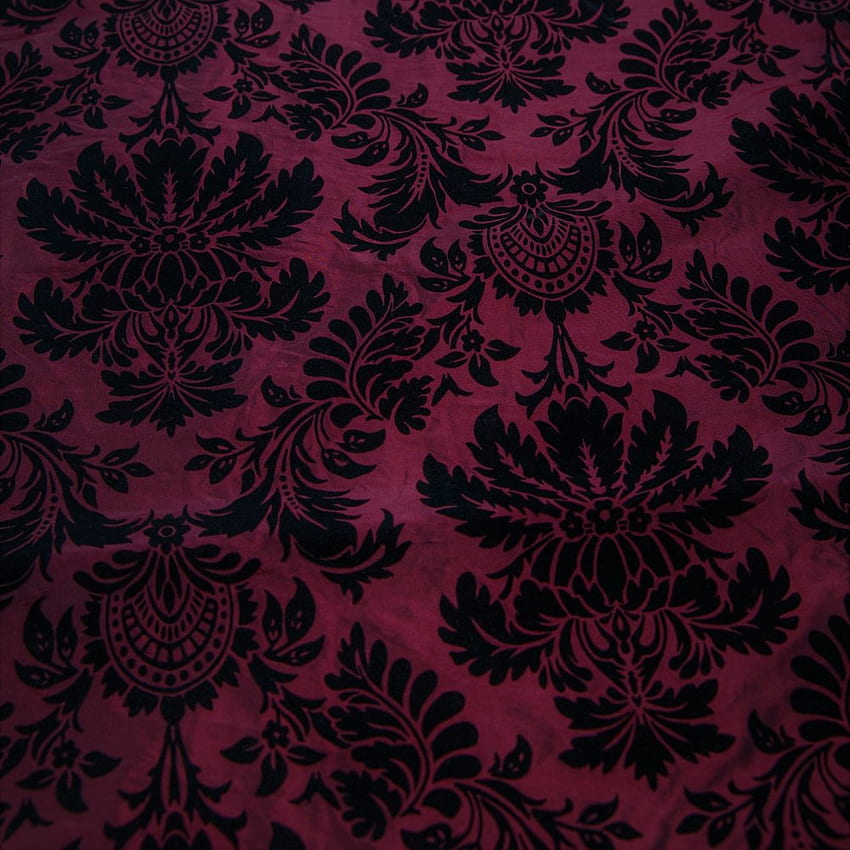 Merlot Paris Damask, Purple Bandana HD phone wallpaper